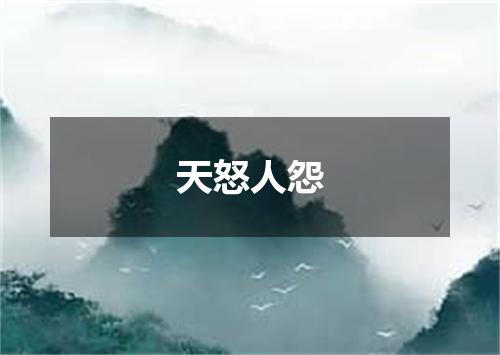 天怒人怨