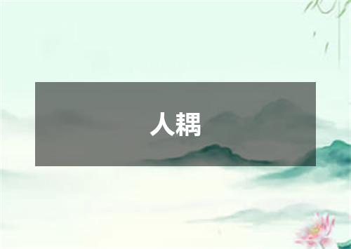 人耦
