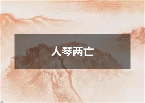 人琴两亡