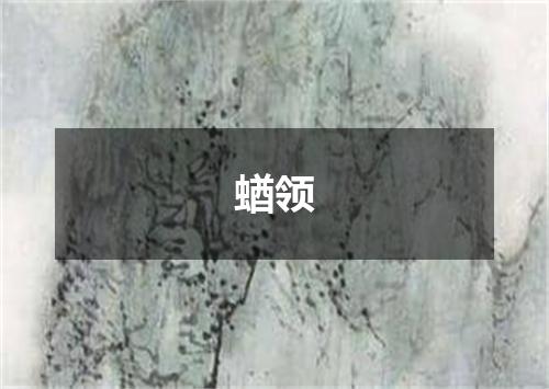 蝤领