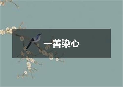 一善染心