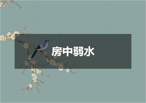 房中弱水