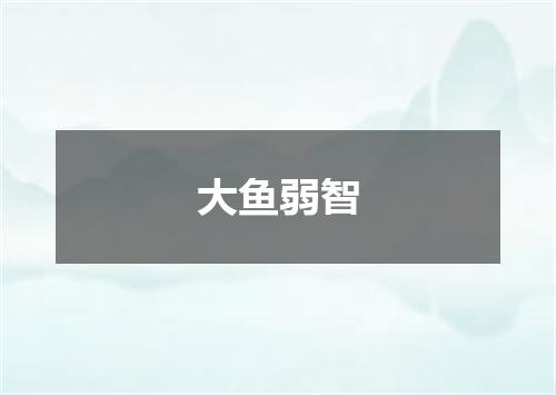大鱼弱智