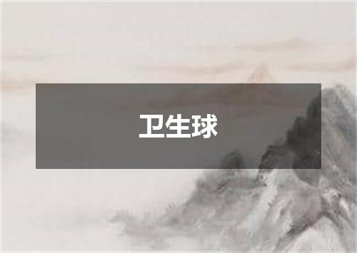 卫生球