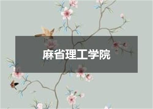 麻省理工学院