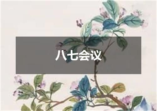 八七会议