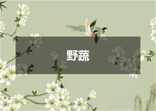 野蔬