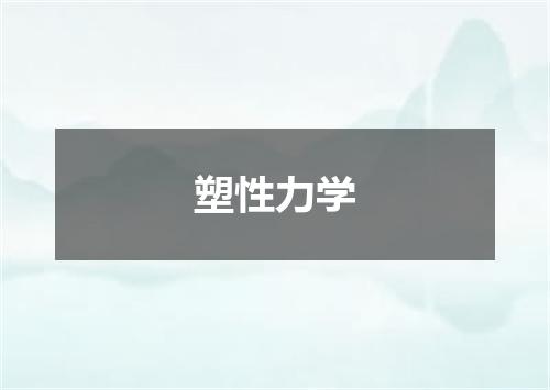塑性力学