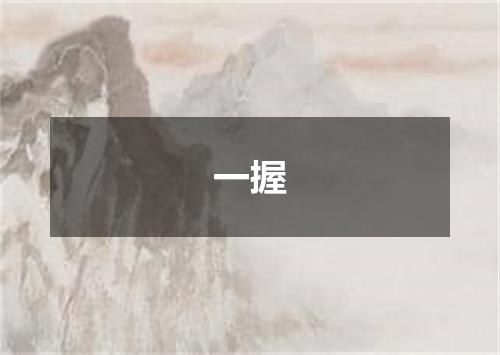 一握