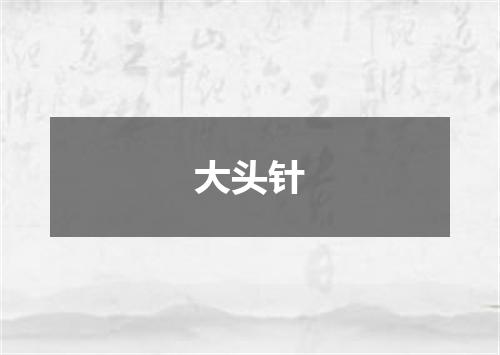 大头针