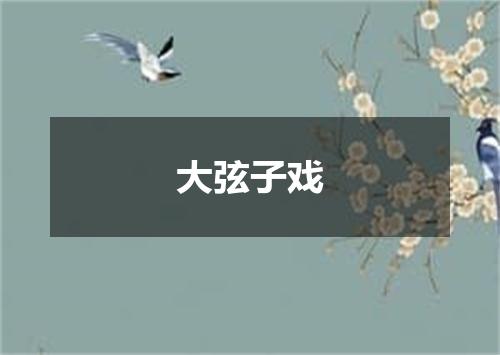 大弦子戏