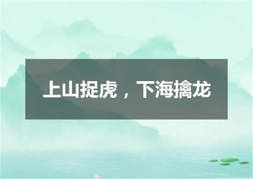 上山捉虎，下海擒龙