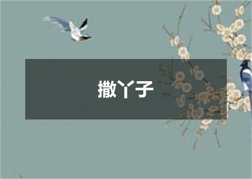 撒丫子