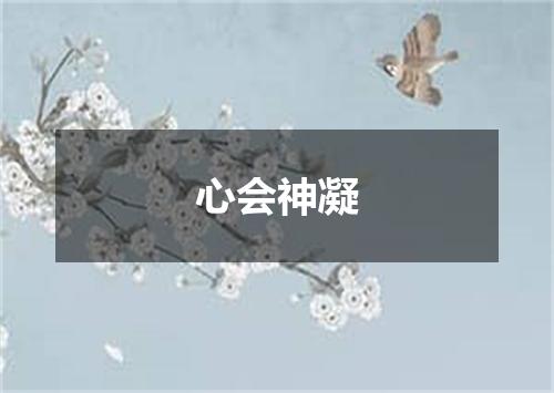 心会神凝