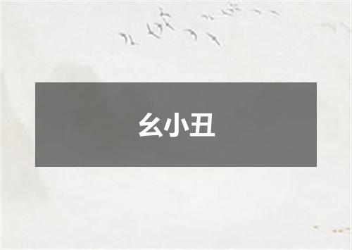 幺小丑