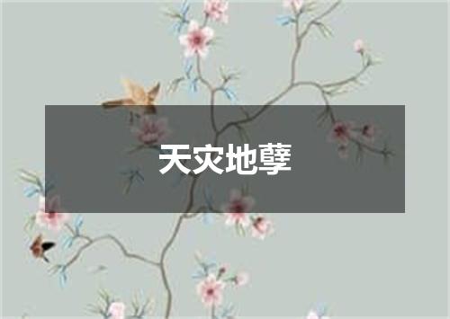 天灾地孽