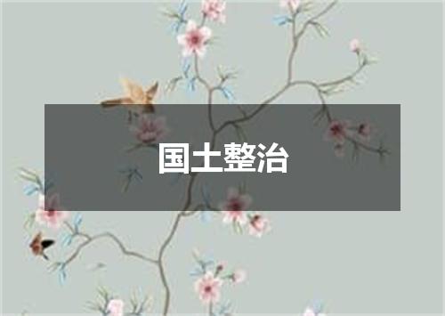 国土整治