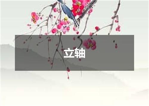 立轴