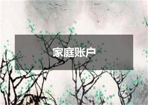 家庭账户