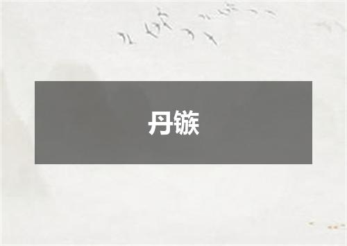 丹镞