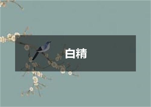 白精