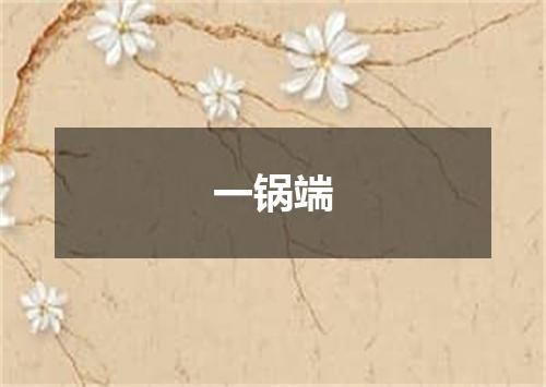 一锅端