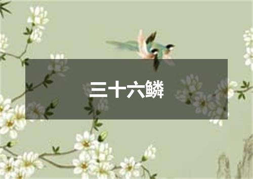 三十六鳞