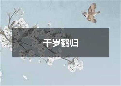 千岁鹤归