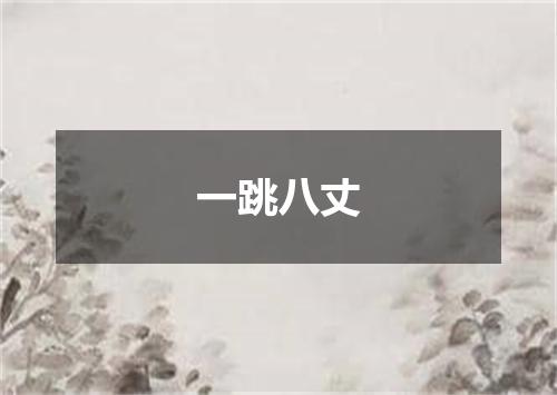 一跳八丈