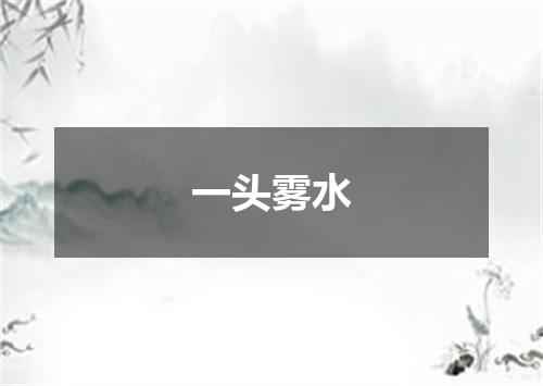 一头雾水