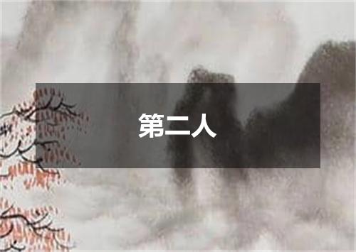 第二人