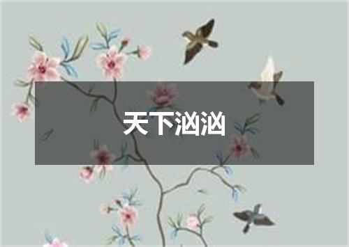 天下汹汹
