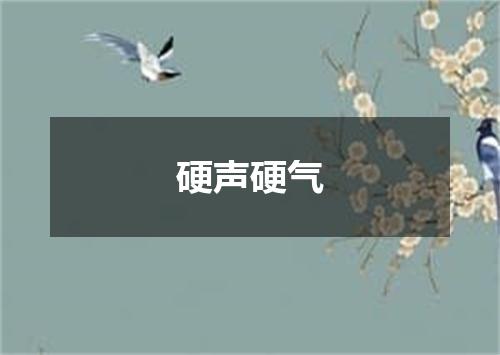 硬声硬气