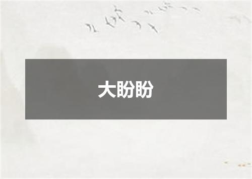 大盼盼