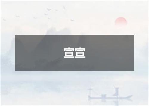 宣宣