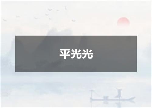 平光光