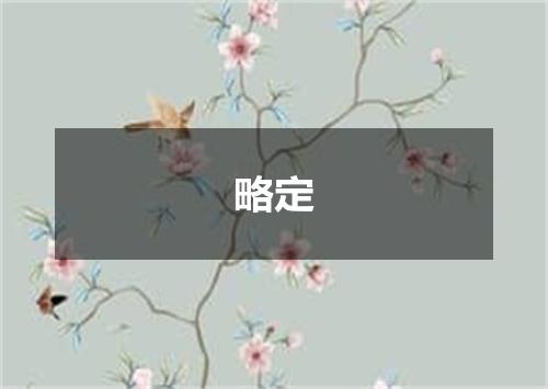 略定