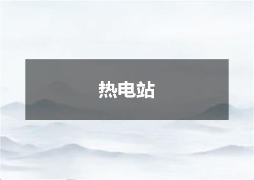 热电站