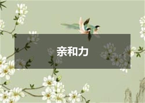 亲和力