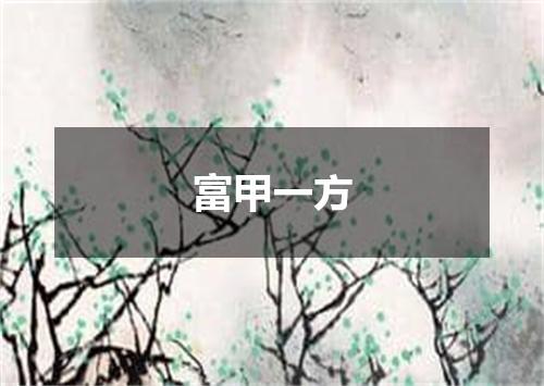 富甲一方