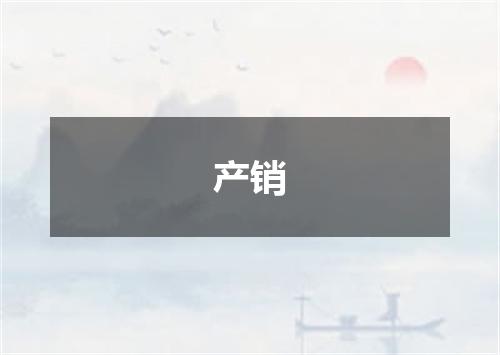 产销