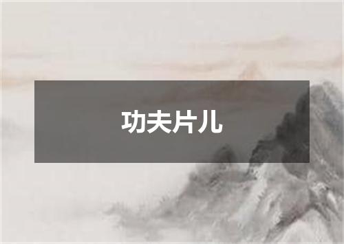 功夫片儿
