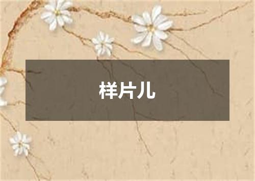 样片儿