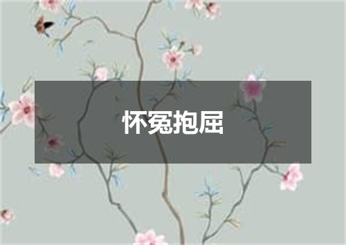怀冤抱屈