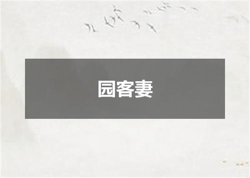 园客妻