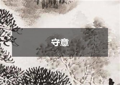 守意