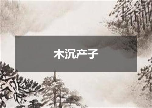 木沉产子