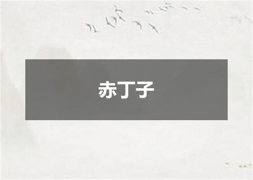 赤丁子