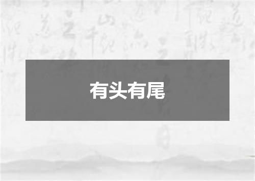 有头有尾