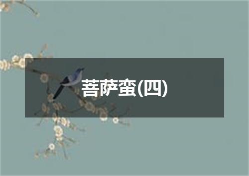 菩萨蛮(四)